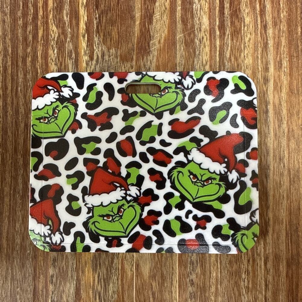 Grinch Badge ID Holder
